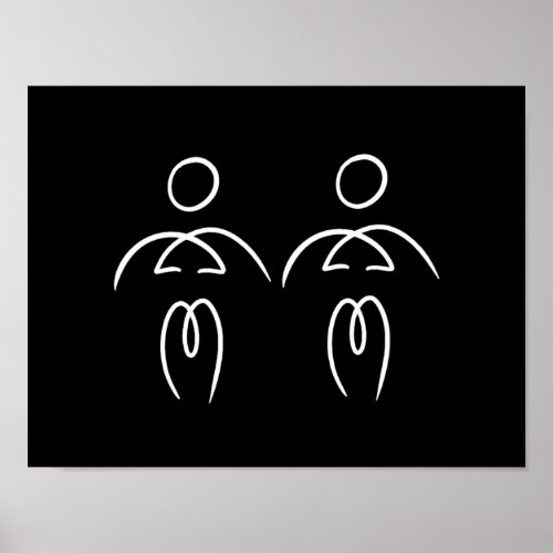 Barelines Man and Man Poster