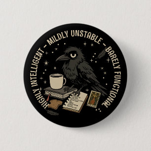Barely Functional Crow: Intelligent, Unstable Button
