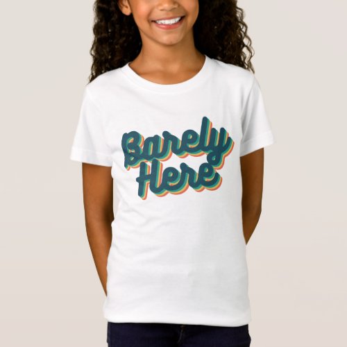 Barely Here  Blue T_Shirt
