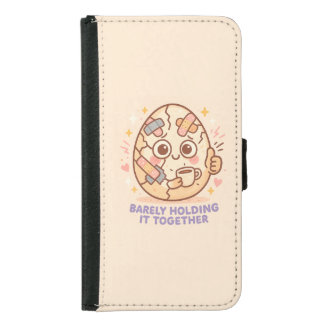 Barely Holding It Together Samsung Galaxy S5 Wallet Case