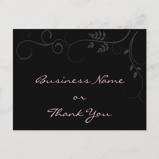 Barely There Vines - Customizable Postcards (Front)