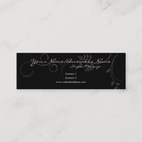 Barely There Vines Small Profile Cards Business Cards