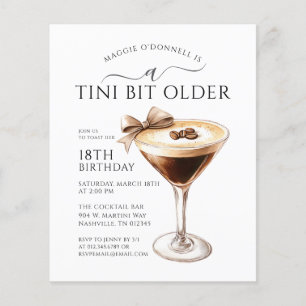 BARGAIN A Tini Bit Older Martini 18th Birthday