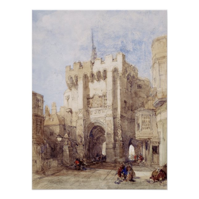 Bargate Gatehouse in Southampton City Poster (Front)