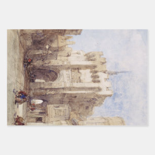 Bargate Gatehouse in Southampton City Wrapping Paper Sheets