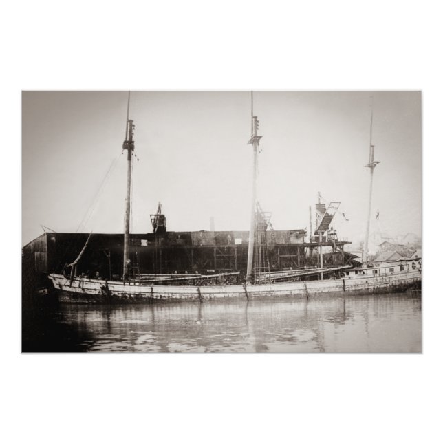 Barge Angus Smith Belle River Marine City MI Photo Print (Front)