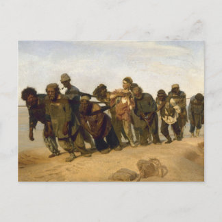 Barge Haulers on the Volga Postcard