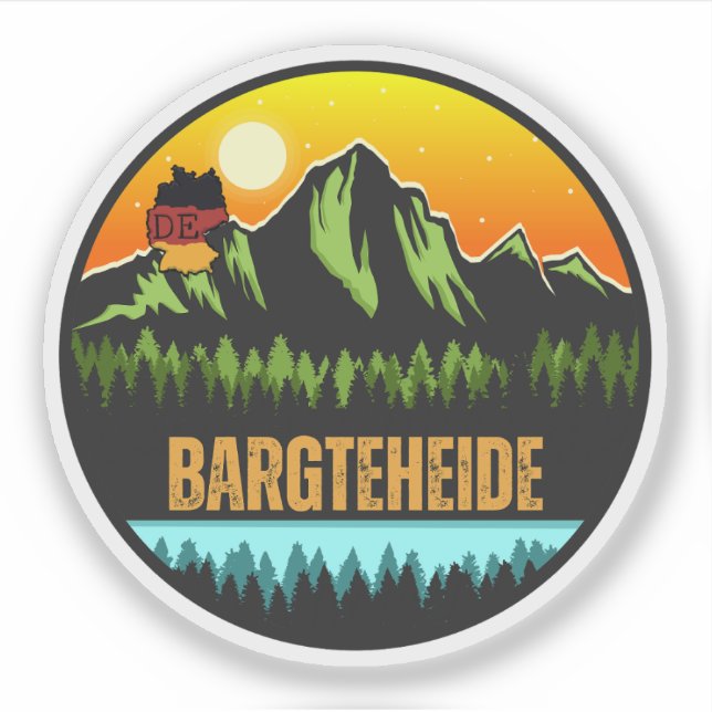 Bargteheide, Germany Sticker (Front)