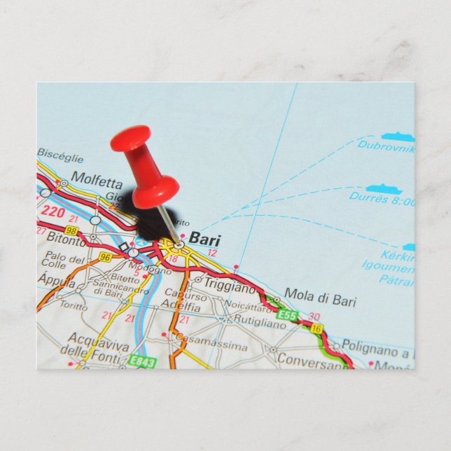 Bari, Italy Postcard (Front)