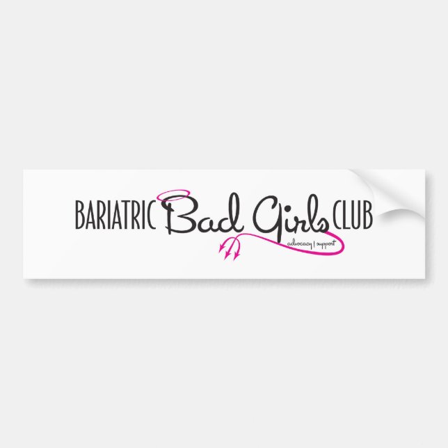 Bariatric Bad Girls Club Logo Schtuff Bumper Sticker (Front)
