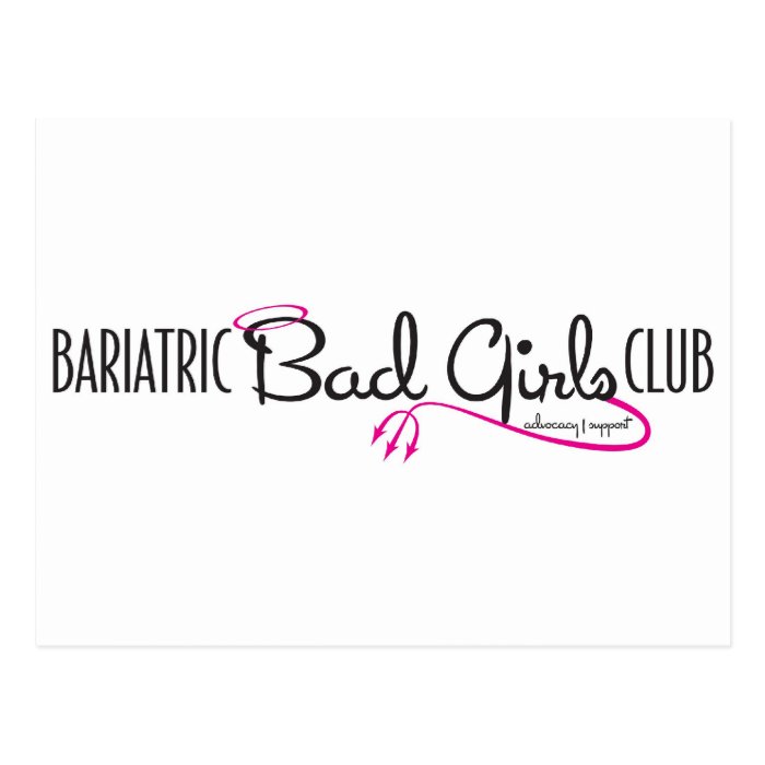 Bariatric Bad Girls Club Logo Schtuff Post Cards