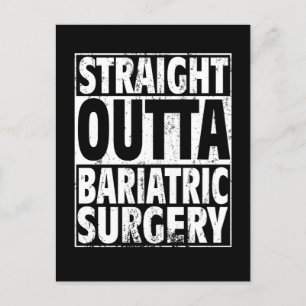 Bariatric Surgery Gastric Sleeve Band Weight Loss Postcard