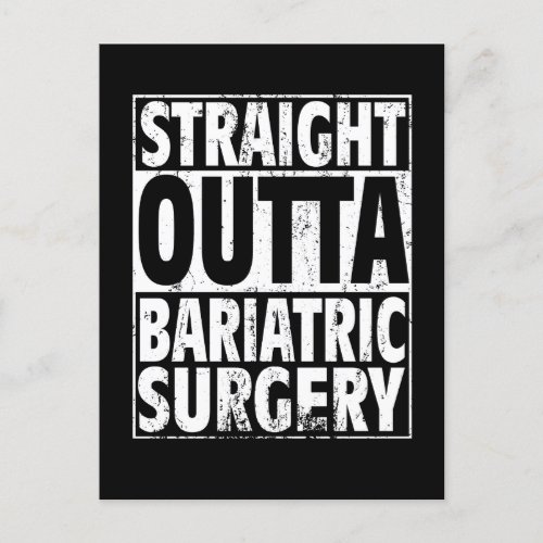 Bariatric Surgery Gastric Sleeve Band Weight Loss Postcard