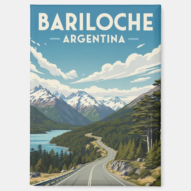 Bariloche Argentina Travel Magnet (Front)