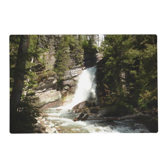 Baring Falls at Glacier National Park Placemat (Front)