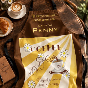 Barista Apron Coffee, Warm Hug in a Mug