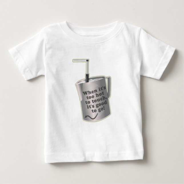  Barista cafe milk warming jug Baby T-Shirt (Front)