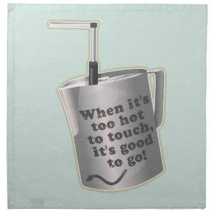 Barista cafe milk warming jug Cloth Napkin