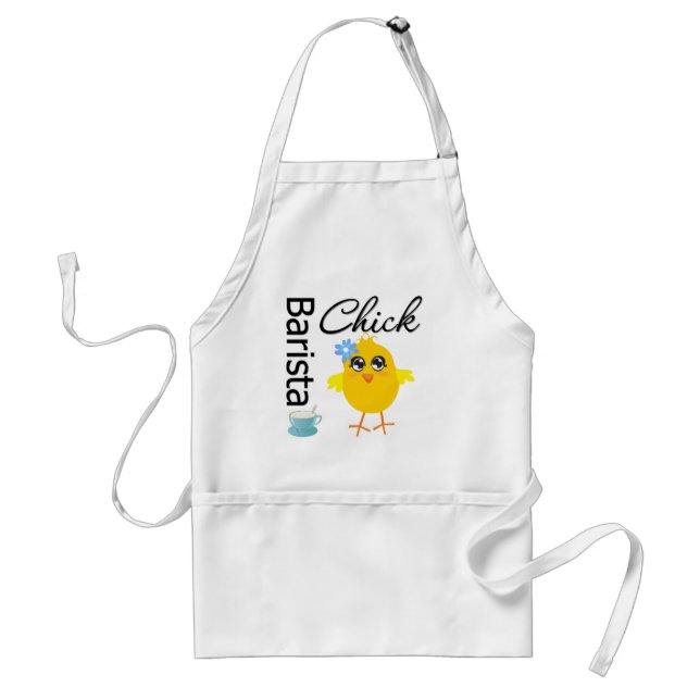 Barista Chick Adult Apron (Front)