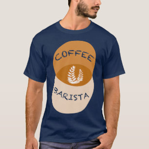 Barista Coffe Foam Art Venn Diagram For barista an T-Shirt