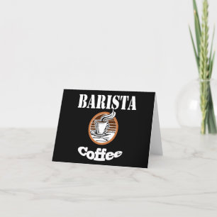 Barista Coffee Holiday Card