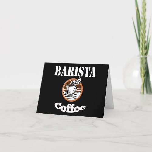 Barista Coffee    Holiday Card