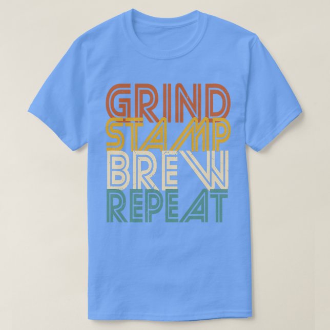 Barista Coffee Maker Merch Brew Day T-Shirt (Design Front)