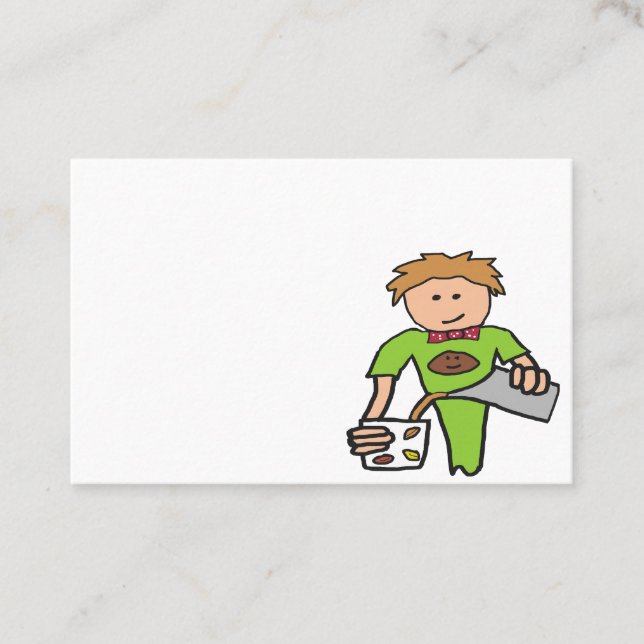 Barista Coffee Shop Business Card (Front)