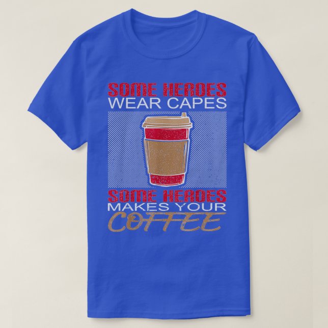 Barista Coffeemaker Coffee Lover Gift Idea Barista T-Shirt (Design Front)