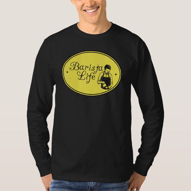 Barista Life Coffee Maker Espresso Homebarista Fil T-Shirt (Front)