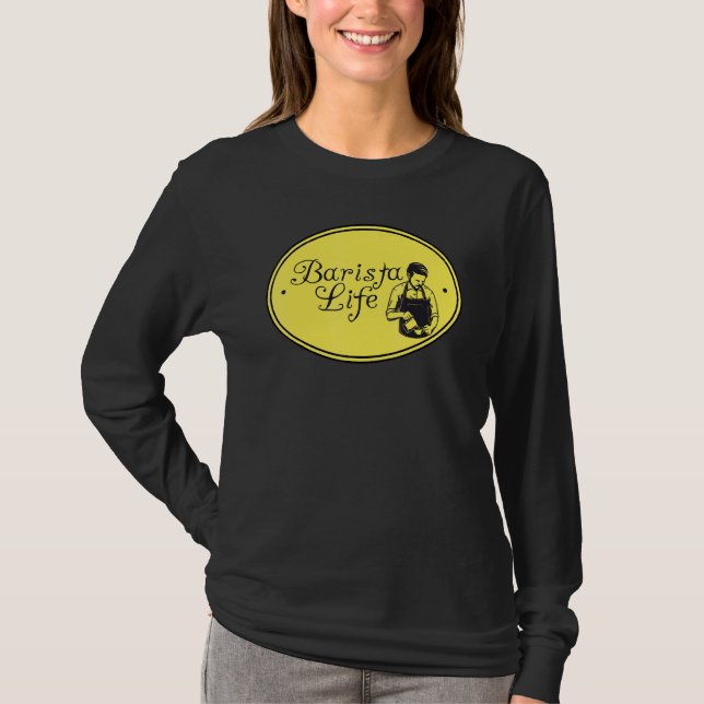 Barista Life Coffee Maker Espresso Homebarista Fil T-Shirt (Front)