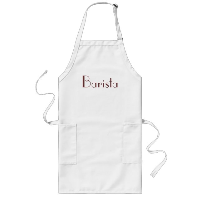 Barista Long Apron (Front)
