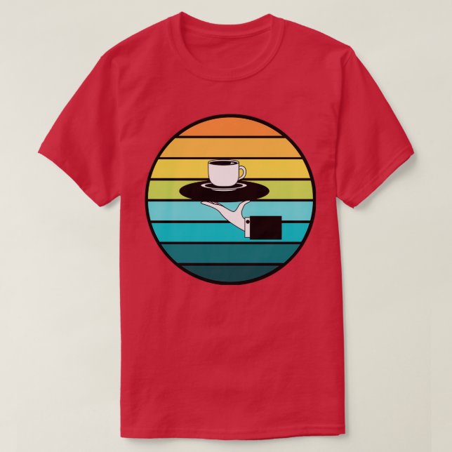Barista Retro Design 10 T-Shirt (Design Front)