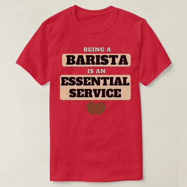Barista Services T-Shirt (Design Front)