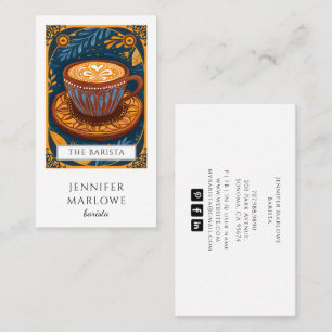 Barista Tarot Business Card