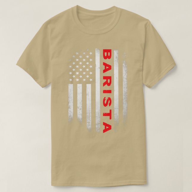 Barista US Flag Shirt (Design Front)