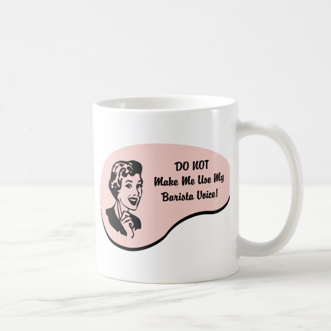 Barista Voice Coffee Mug (Right)