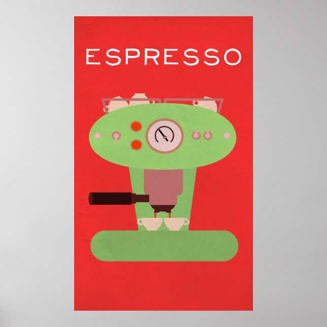 Barista's Art Collection: Espresso Poster (Front)