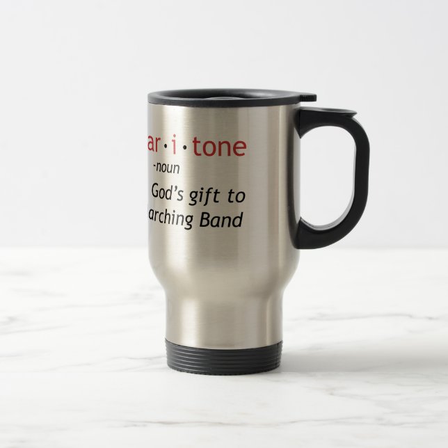 Baritone Definition Travel Mug (Right)
