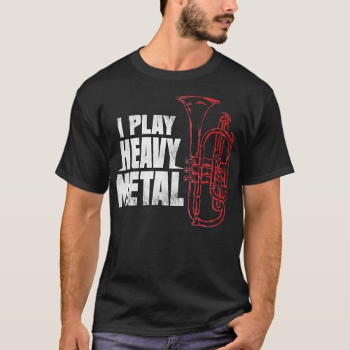 Baritone Euphonium Player Shirt Funny Marching Ban