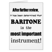 Baritone Most Important Instrument (Front)