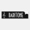 Baritone Music Band Bumper Sticker Gift