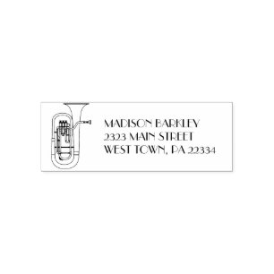 Baritone Music Teacher Self-inking Stamp