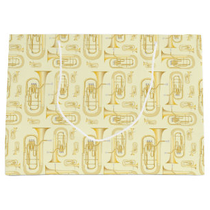Baritone Musician Band Teacher Large Gift Bag
