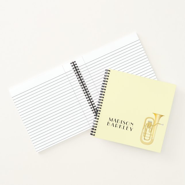 Baritone Musician Band Teacher Notebook (Inside)
