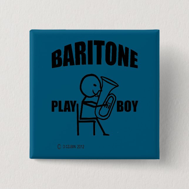 Baritone Play Boy Button (Front)
