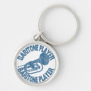 Baritone Player Keychain