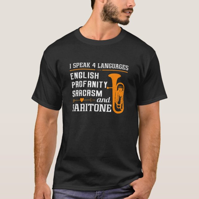   Baritone Player T-Shirt (Front)