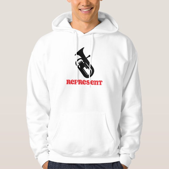 Baritone Represent Hoodie (Front)