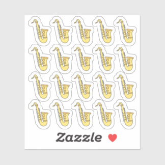Baritone Saxaphone Jazz Musician Bujo Planner Sticker